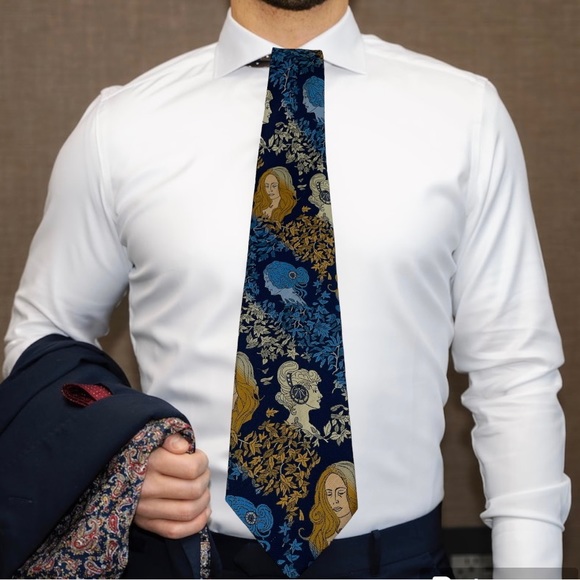 Macrae Other - Macrae Vintage Floral Print Tie